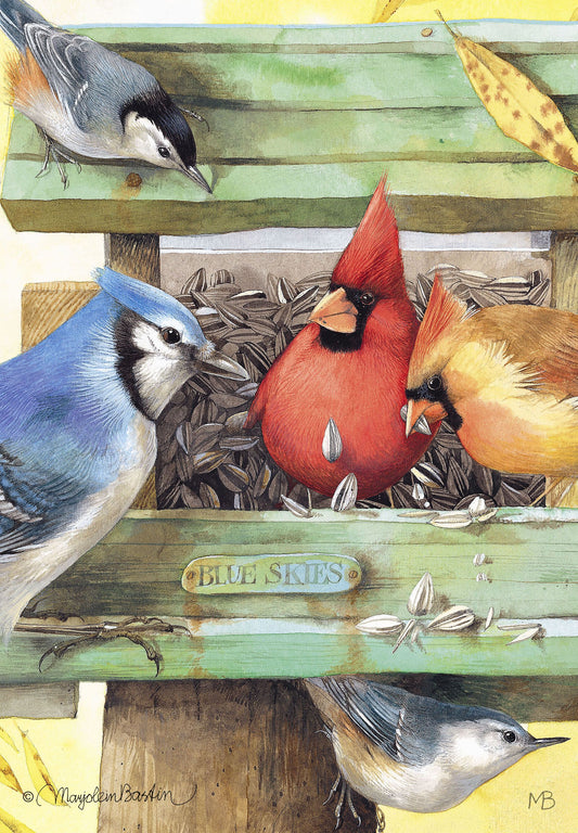 Backyard Songbirds House Flag ( 1 items per case )